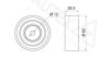AUTEX 651765 Deflection/Guide Pulley, timing belt